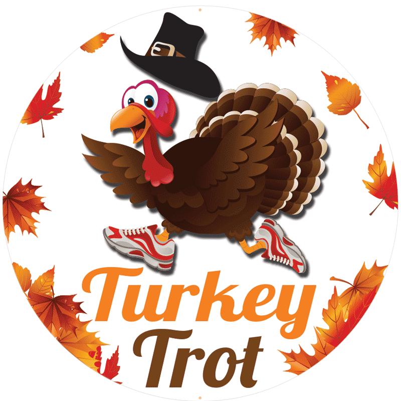 2" TURKEY TROT STICKER