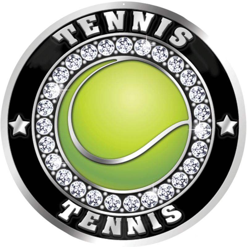 2" TENNIS ICE STICKER