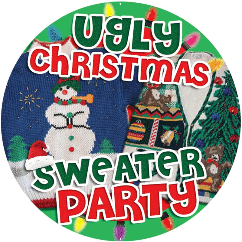 2" UGLY SWEATER PARTY STKR