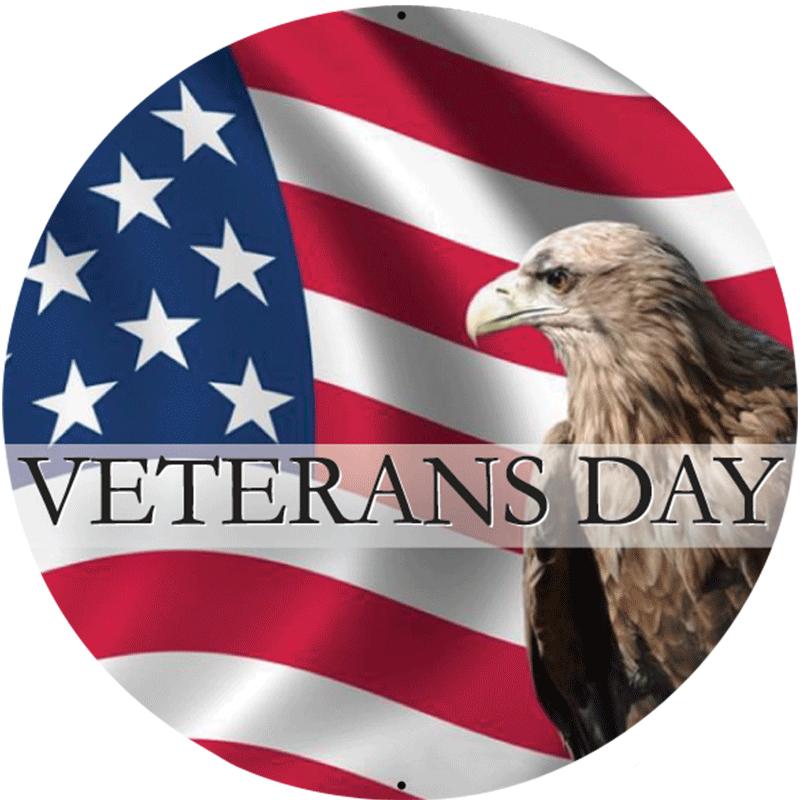 2" VETERANS DAY STICKER