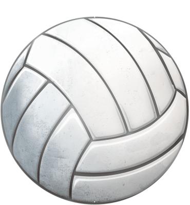 2" Volleyball Sticker