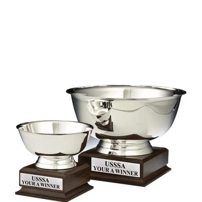 6" USSSA SILVER PLATED BOWL/BA