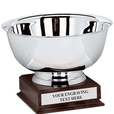 6" SILVER PLATED BOWL/BASE