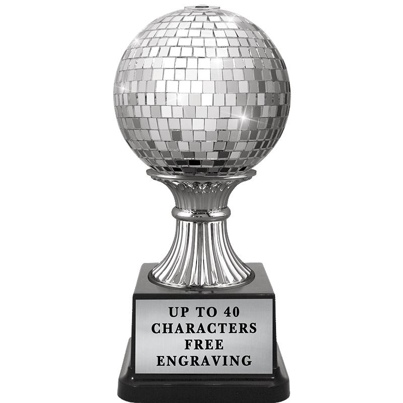 8" GLIMMER BALL TROPHY