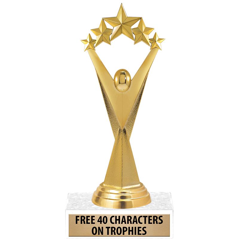 7.5" 5 STAR VICTOR TROPHY