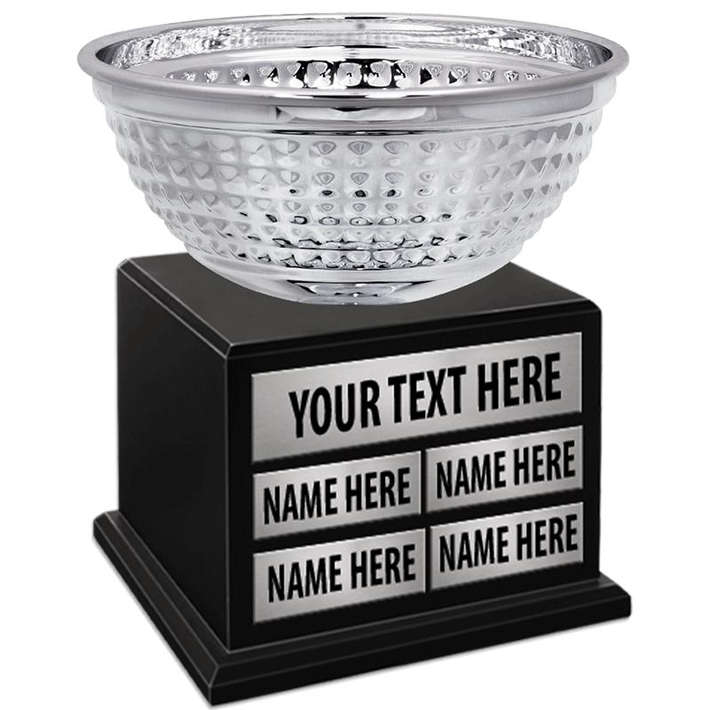 9" MASTERS BOWL ON BRWN BASE