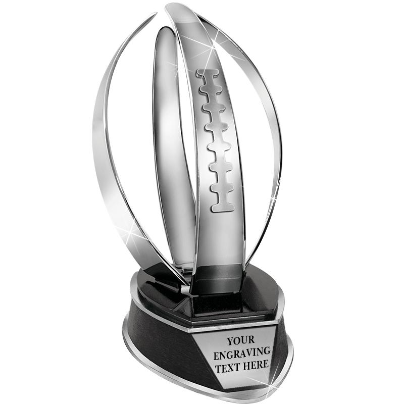 10"BLITZ METAL FOOTBALL TROPHY