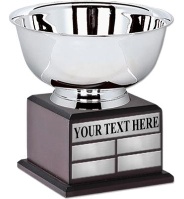 Metal Bowl Perpetual Trophy