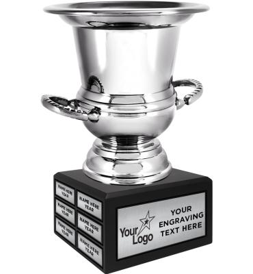 Metal Champagne Cup Perpetual Trophy