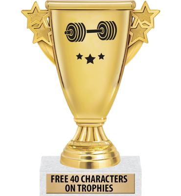 5 3/4" Weightlifting Cup Trophy