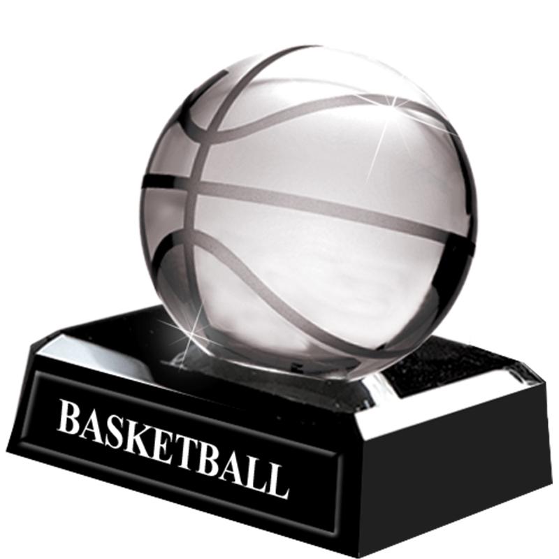 3" USSSA CRYSTAL BASKETBALL