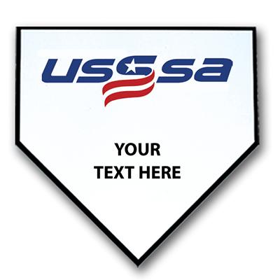 6 X 6 USSSA HOME PLATE PLAQUES