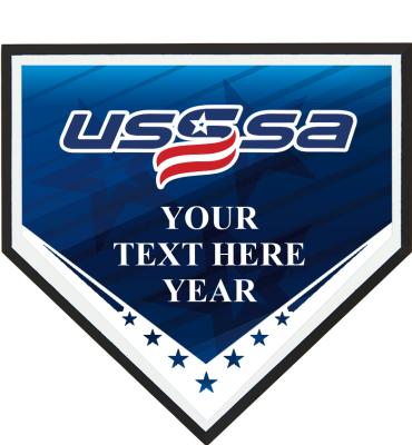 USSSA Home Plate Plaques