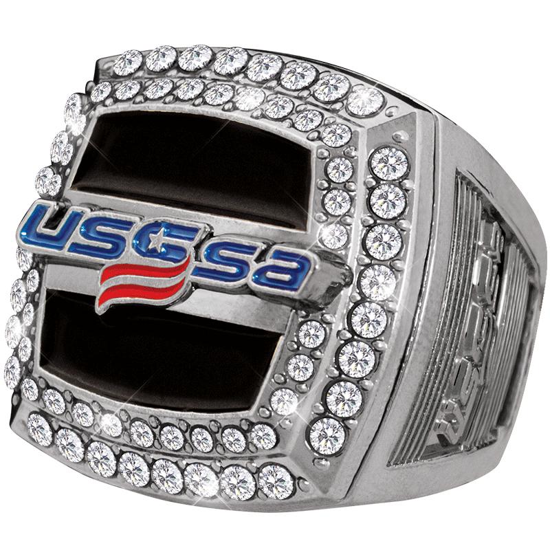 USSSA DELUXE SILVER RING SZ10