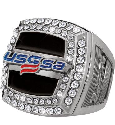 USSSA Deluxe Silver Rings
