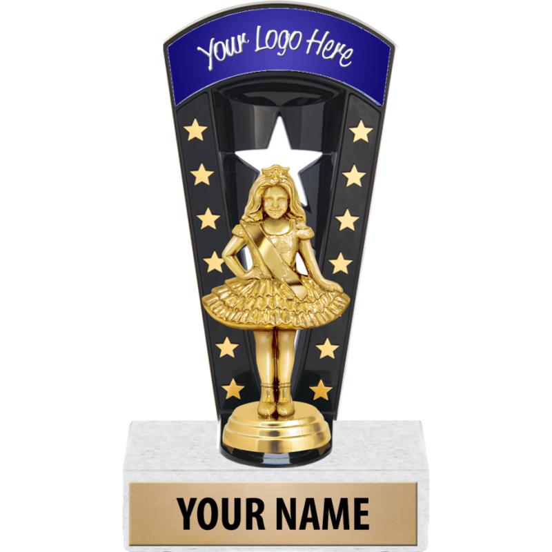 Pageant Custom Logo Trophies - Crown Awards