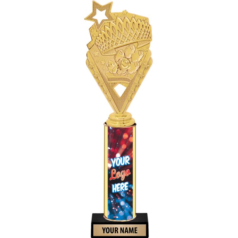 Pageant Custom Logo Trophies - Crown Awards