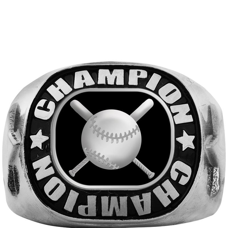 CHAMPION SILVER RING SIZE 6
