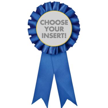 Color Insert Rosette Cooking Ribbons | Blue Rosette Cooking Ribbon