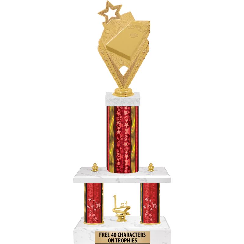 Carbuncle Trophy Cornhole Trophies - Crown Awards