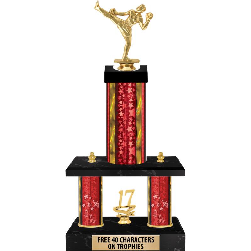Kickboxing Raffle Kickboxing Trophies - Kickboxing Medals - Kickboxing Plaques and Awards
