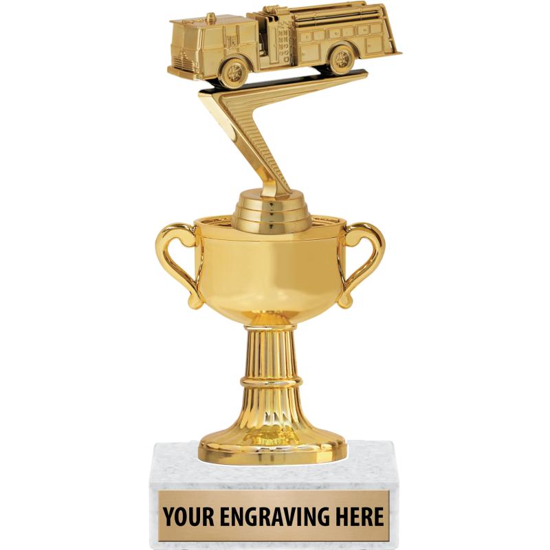 Delivery Rescue Trophy Firefighter Trophies - Crown Awards