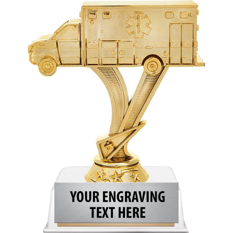 Delivery Rescue Trophy Ambulance Trophies - Ambulance Medals - Ambulance Plaques and Awards