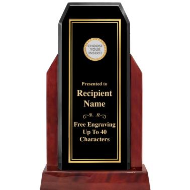 Custom Insert Trophy Astral Glitter Gold & Silver Custom Insert Trophies Trophies | Champion ...