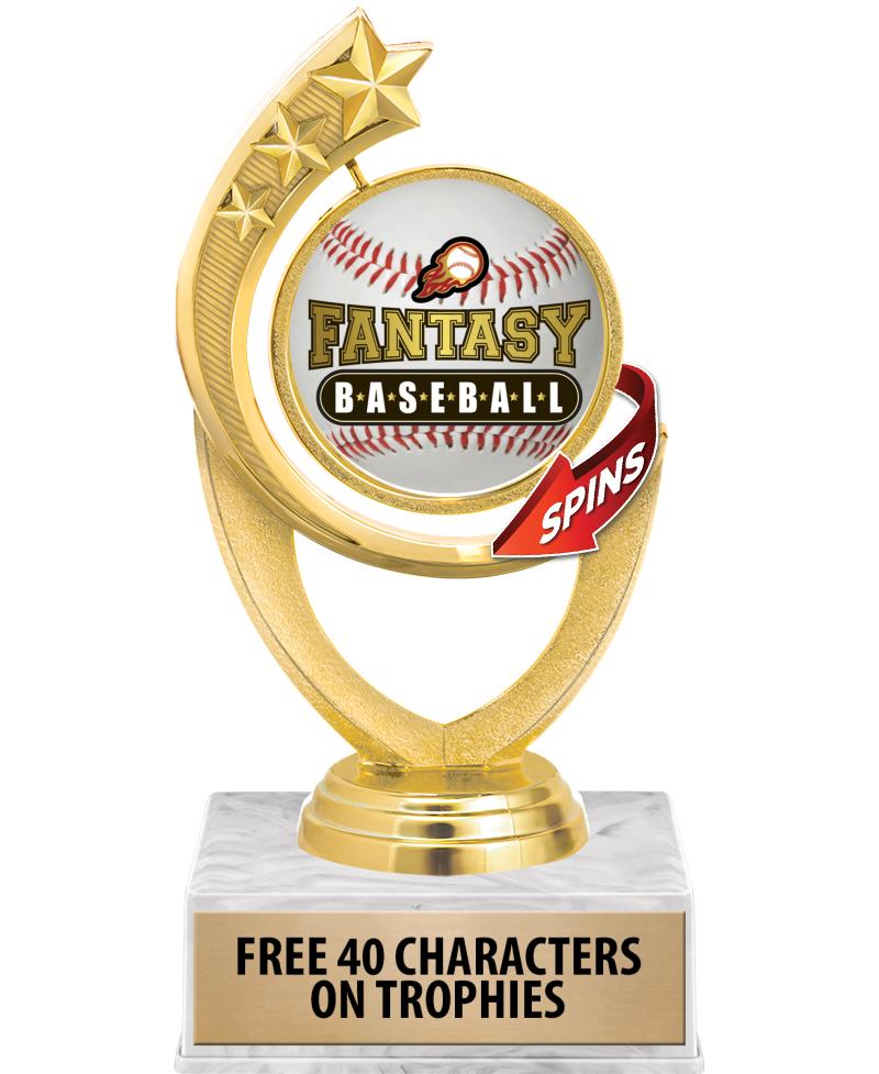 Trophée Baseball sur Base Unique avec MidNite Topper - Plaque Trophée Baseball sur Base Unique avec MidNite Topper - Plaque