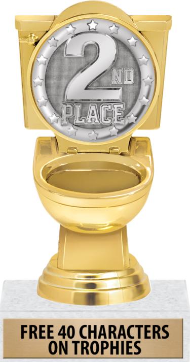 Insert 2nd Place Trophies For The Loser Toilet 2nd Place Trophy Insert 2nd Place Trophies For The Loser Toilet 2nd Place Trophy