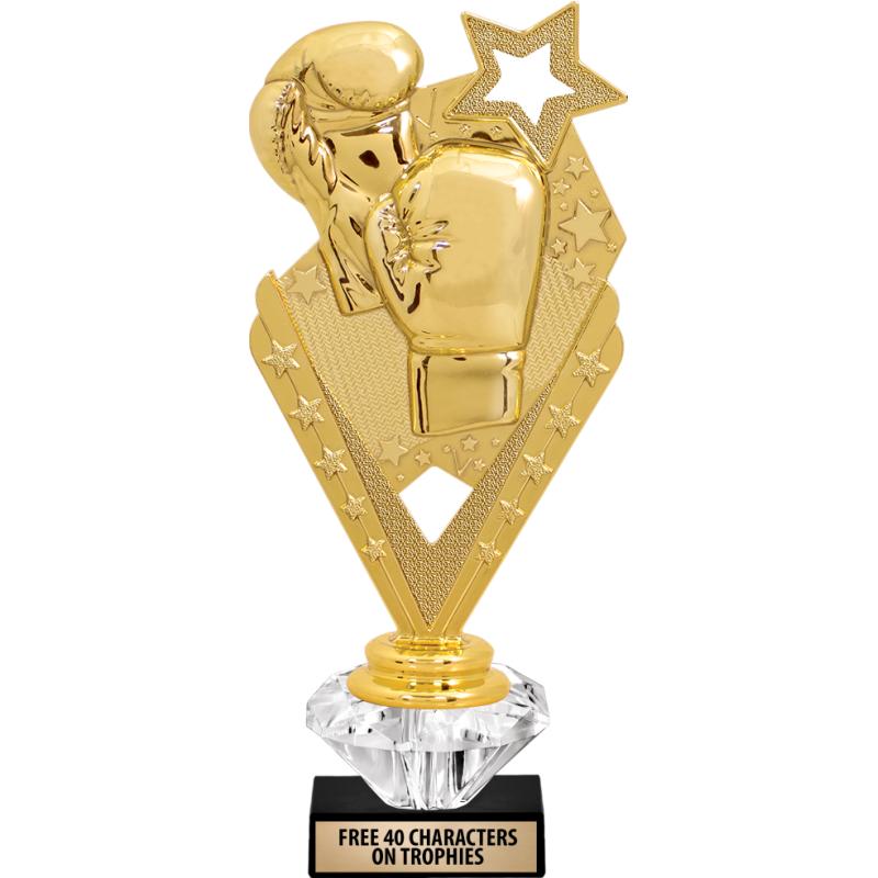 Boxing Abstract Trophy Boxing Trophies - Boxing Medals - Boxing Plaques and Awards