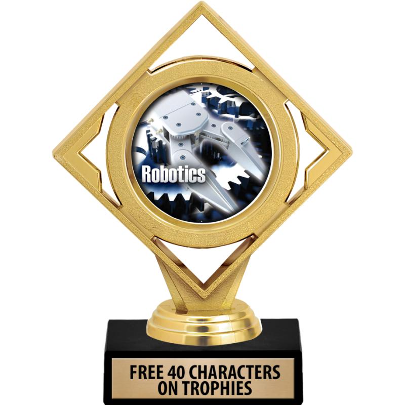 Robotics Ribbon Robotics Trophies | Robotics Medals | Robotics Plaques and Awards