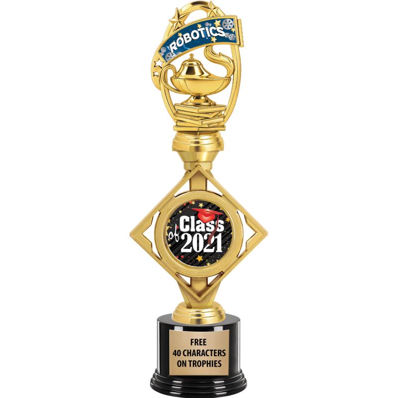 Robotics Ribbon Robotics Trophies | Robotics Medals | Robotics Plaques and Awards