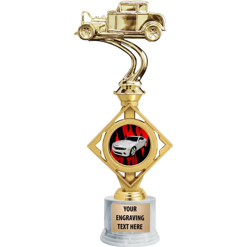 Auto Racing Trophy Statues Auto | Crown Awards