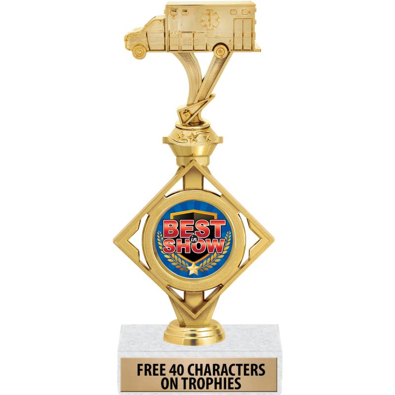 Delivery Rescue Trophy Ambulance Trophies | Ambulance Medals | Ambulance Plaques and Awards