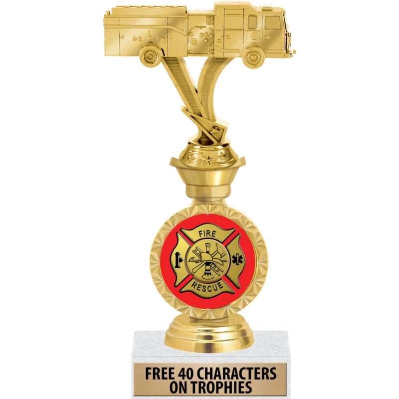 Delivery Rescue Trophy Firefighter Trophies - Crown Awards