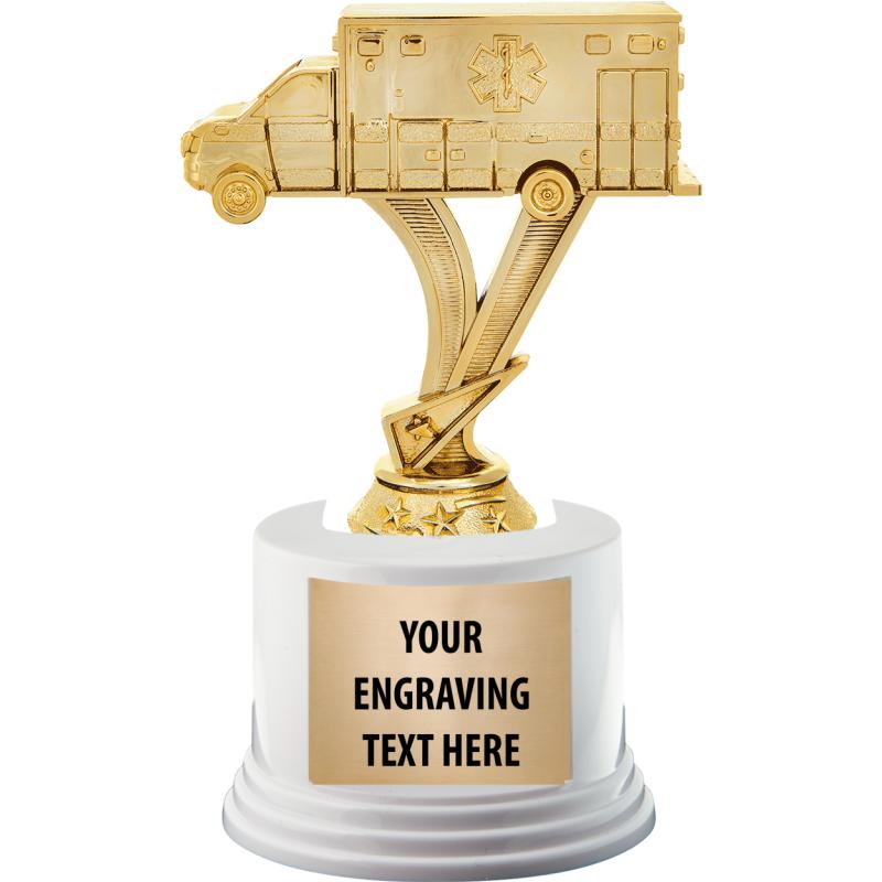 Delivery Rescue Trophy Ambulance Trophies - Ambulance Medals - Ambulance Plaques and Awards