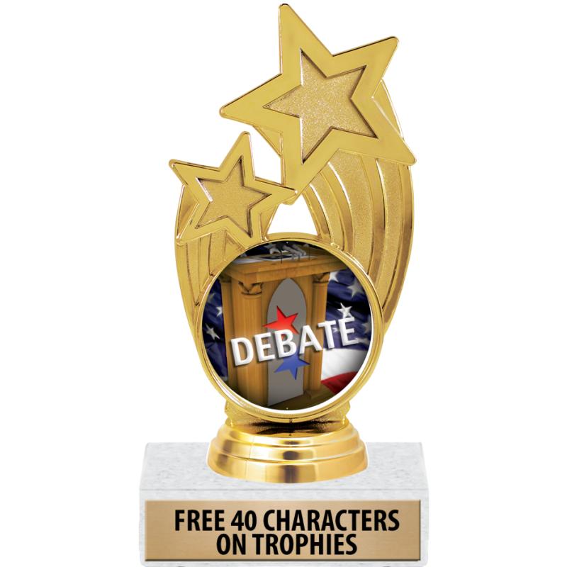 Debating Badge Debate Trophies - Debate Medals - Debate Plaques and Awards