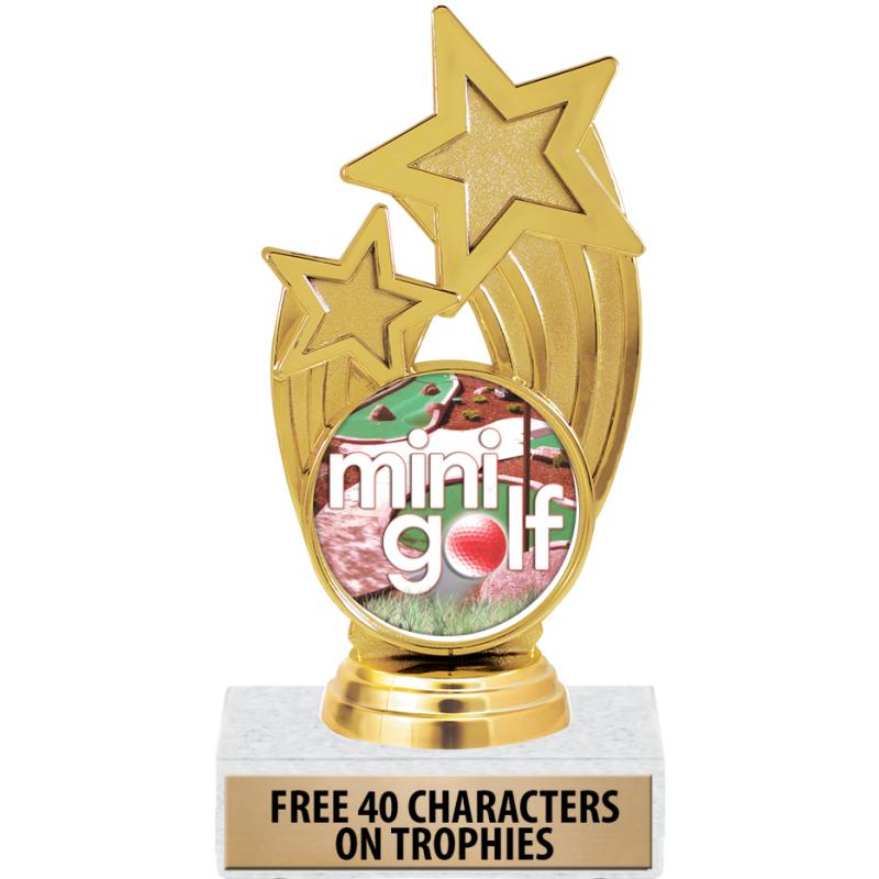 Mini Loop Trophy Mini Golf Trophies - Mini Golf Medals - Mini Golf Plaques and Awards