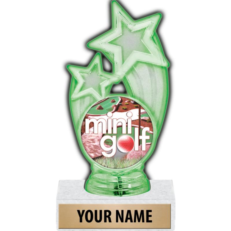 Mini Loop Trophy Mini Golf Trophies - Crown Awards