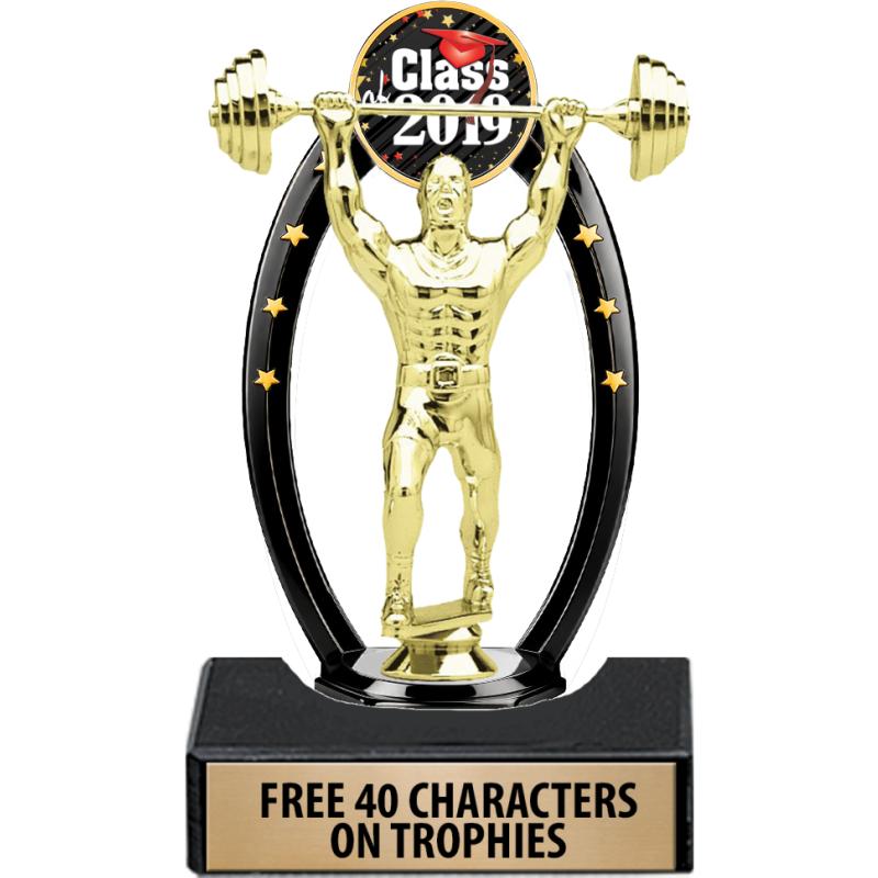 Poewr Trophy Example Powerlifting Trophies - Crown Awards