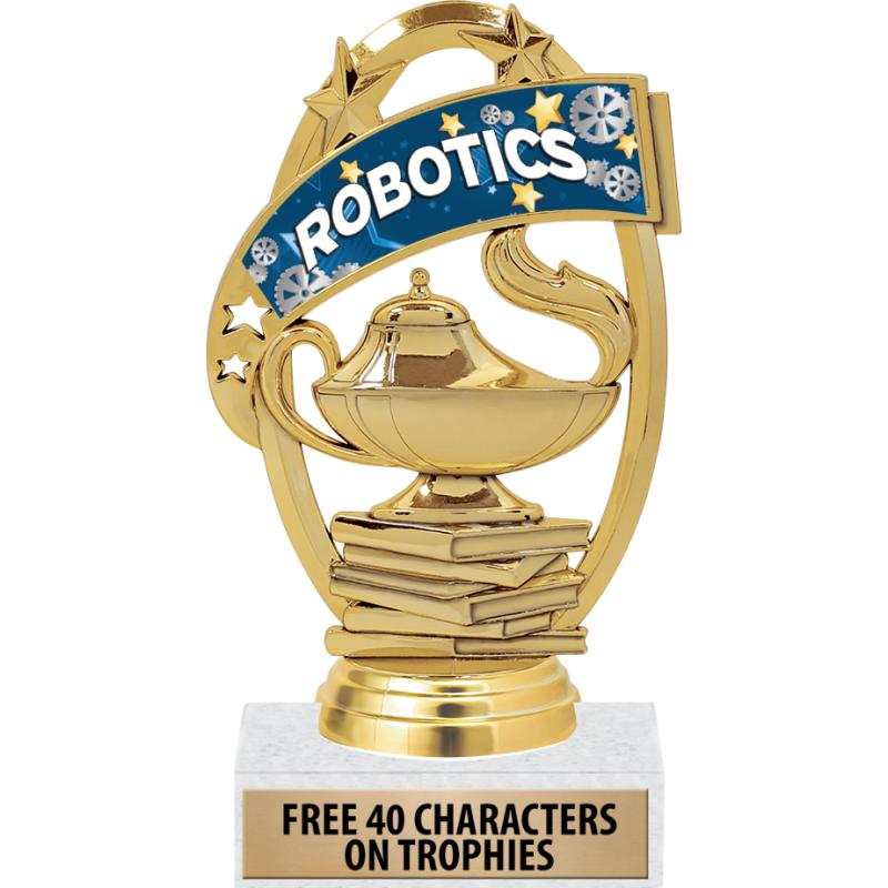 Robotics Ribbon Robotics Trophies | Robotics Medals | Robotics Plaques and Awards