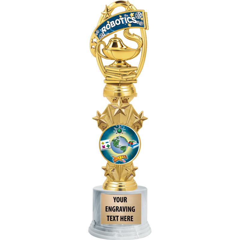 Robotics Ribbon Robotics Trophies | Robotics Medals | Robotics Plaques and Awards