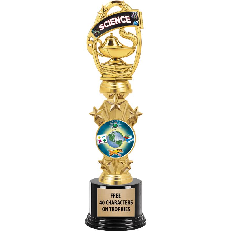 Science Trophy Custom Science Fair Trophies - Crown Awards