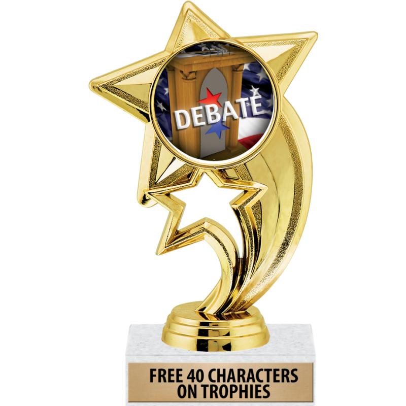 Debating Badge Debate Trophies - Debate Medals - Debate Plaques and Awards