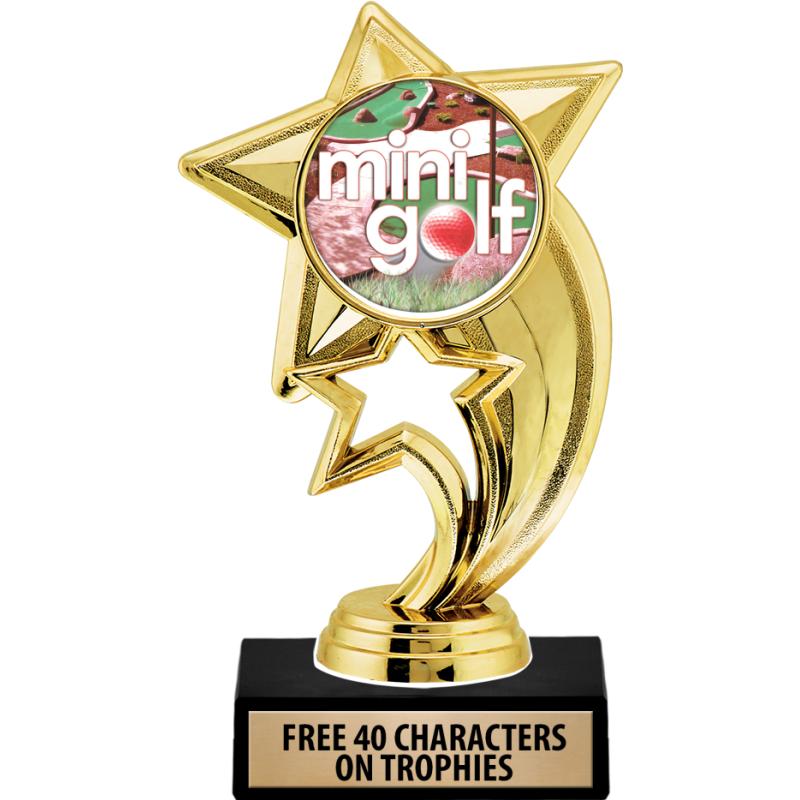 Mini Loop Trophy Mini Golf Trophies - Crown Awards