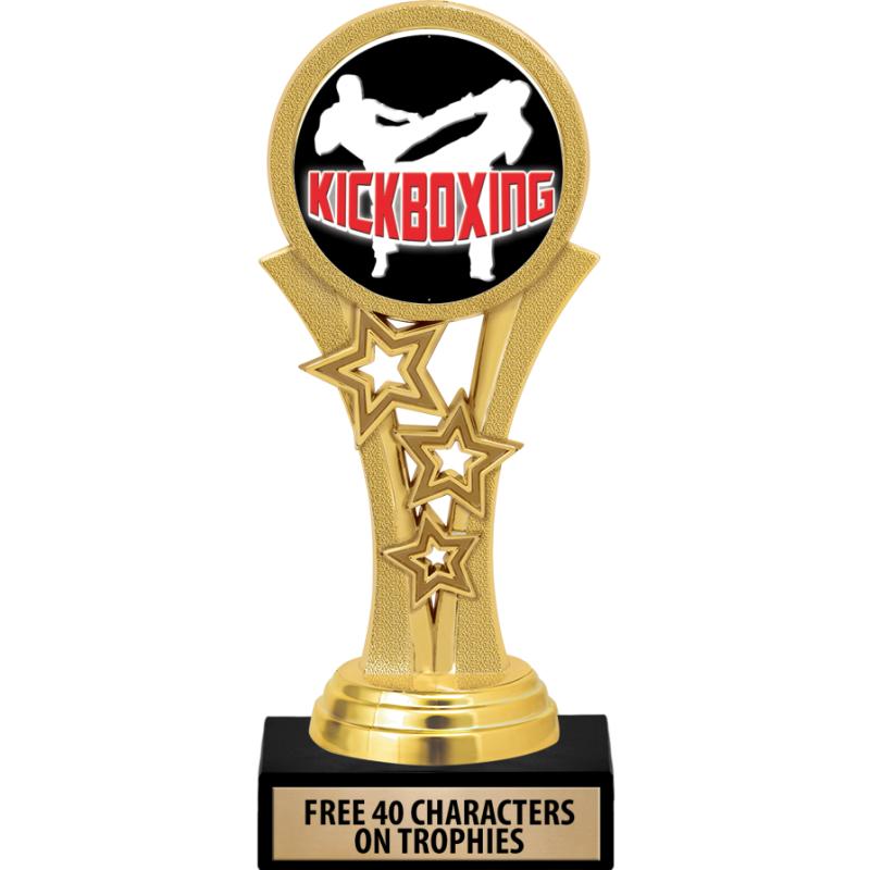 Kickboxing Raffle Kickboxing Trophies - Kickboxing Medals - Kickboxing Plaques and Awards
