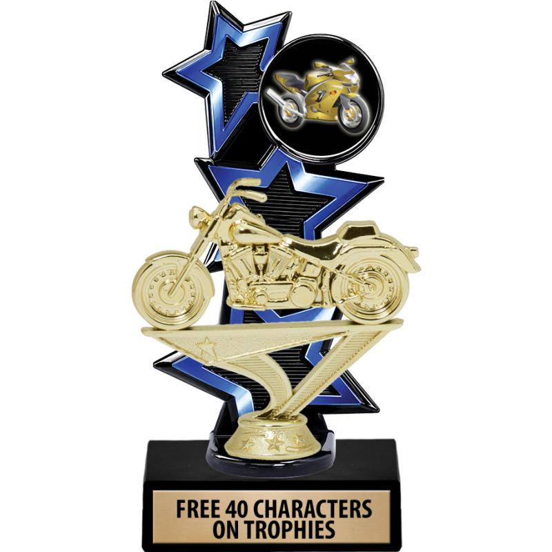 Motorcycle Racer Trophy Motorcycle Trophies - Crown Awards