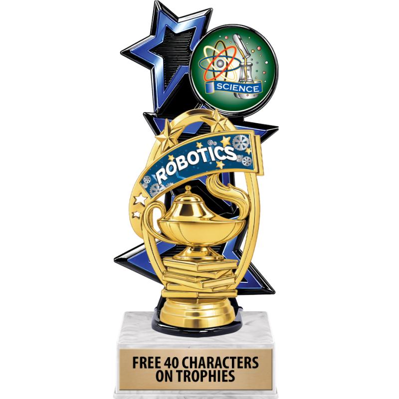 Robotics Ribbon Robotics Trophies | Robotics Medals | Robotics Plaques and Awards