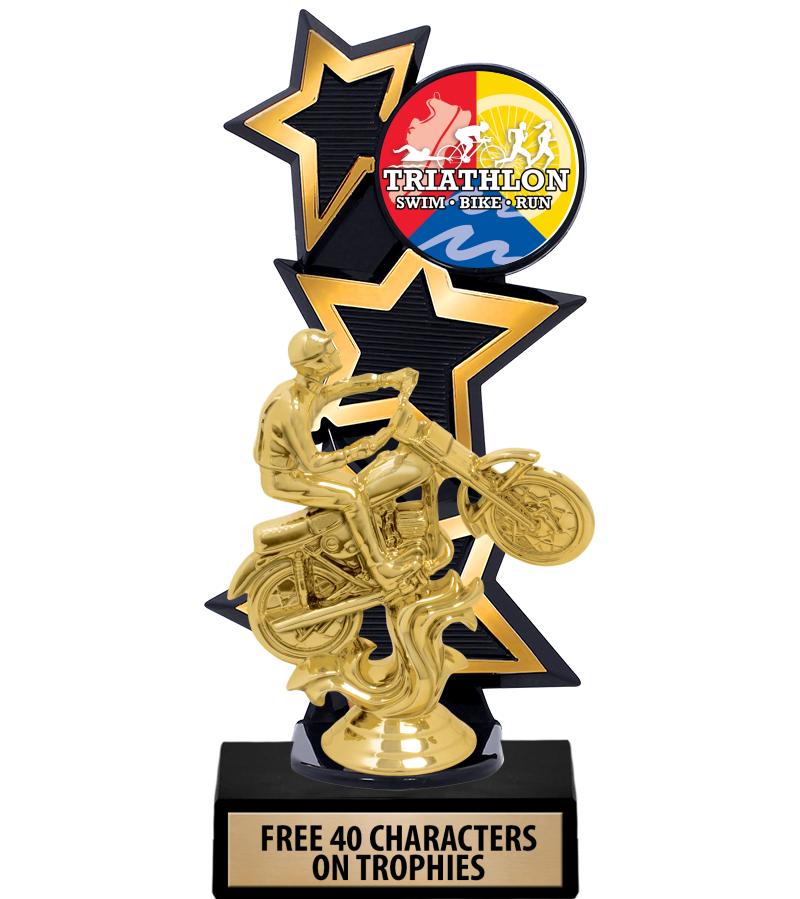 Trophée Miniature Collection Statuette Trophée Motocross Chrome Trophée Miniature Collection Statuette Trophée Motocross Chrome